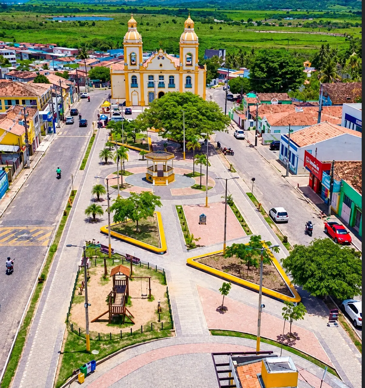 Vista da cidade de Mamanguape/PB