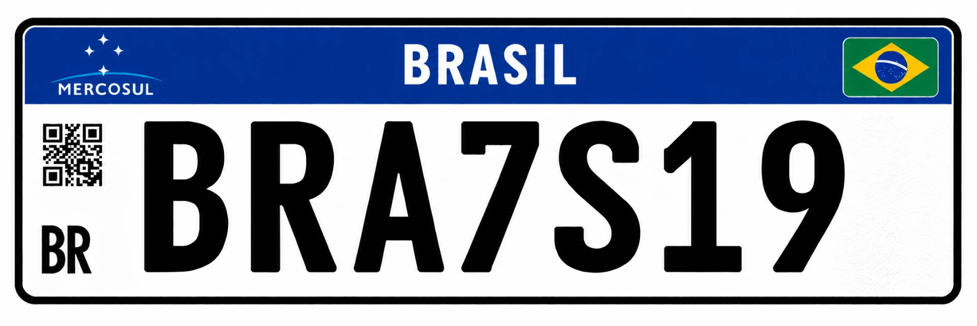 Placa Mercosul — Particular